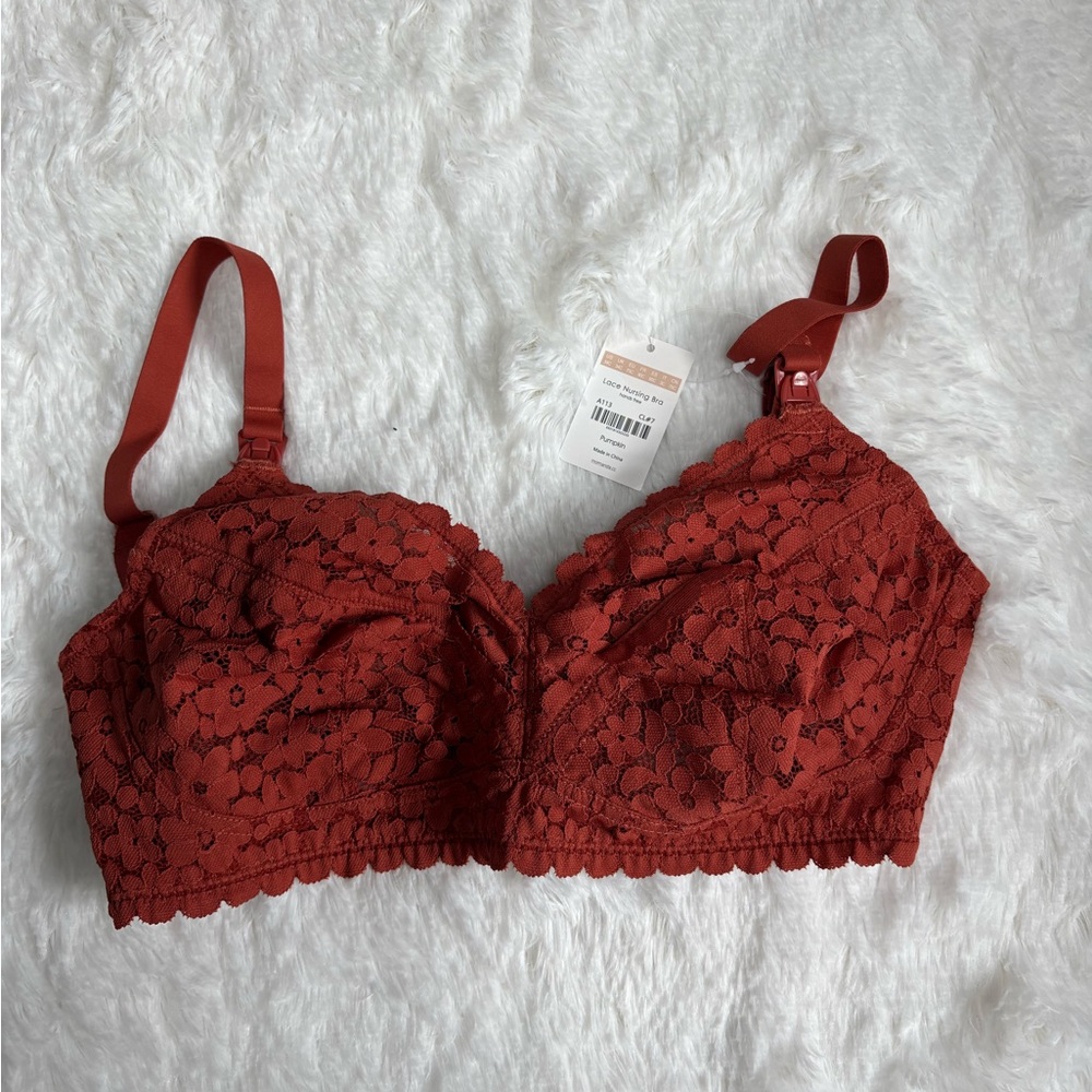 Lace Bralette in Red